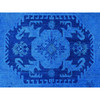 Kazak Wool Hand Knotted Rug Blue 8.8x11.9 -O020015