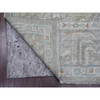 Oushak And Peshawar Wool Hand Knotted Rug Grey 8.1x9.10 -O020087