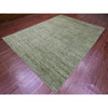 Modern and Contemporary Wool Hand Knotted Rug Green 8.5x11.5 -O020142