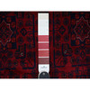 Tribal & Geometric Wool Hand Knotted Rug Red 9.9x12.11 -O020001