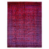 Tribal & Geometric Wool Hand Knotted Rug Red 9.9x12.11 -O020001