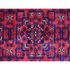 Tribal & Geometric Wool Hand Knotted Rug Red 9.10x13.1 -O020389