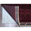 Tribal & Geometric Wool Hand Knotted Rug Red 9.9x12.7 -O020391