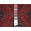 Tribal & Geometric Wool Hand Knotted Rug Red 2.7x9.10 -O020705