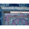 Kazak Wool Hand Knotted Rug Blue 5.9x8.7 -O020281