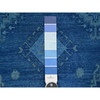 Kazak Wool Hand Knotted Rug Blue 5.9x8.7 -O020281