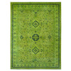 Kazak Wool Hand Knotted Rug Green 8.7x11.6 -O020529
