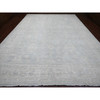 Oushak And Peshawar Wool Hand Knotted Rug Grey 11.10x15.3 -O020366