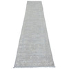 Oushak And Peshawar Wool Hand Knotted Rug Grey 2.7x11.9 -O020683