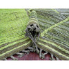 Tribal & Geometric Wool Hand Knotted Rug Green 11.7x14.8 -O020150
