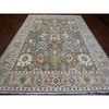 Oushak And Peshawar Wool Hand Knotted Rug Brown 9.3x11.9 -O020152