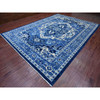 Tribal & Geometric Wool Hand Knotted Rug Blue 10.1x13.10 -O020252
