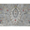 Oushak And Peshawar Wool Hand Knotted Rug Grey 7.10x10.0 -O020380