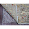 Oushak And Peshawar Wool Hand Knotted Rug Grey 7.10x10.0 -O020380