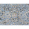 Oushak And Peshawar Wool Hand Knotted Rug Blue 7.11x8.0 -O020394