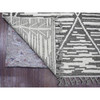 Tribal & Geometric Wool Hand Knotted Rug Grey 6.1x9.4 -O020422