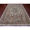 Mamluk Wool Hand Knotted Rug Brown 7.10x9.6 -O020454
