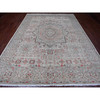 Mamluk Wool Hand Knotted Rug Grey 9.0x11.10 -O020513