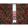 Tribal & Geometric Wool Hand Knotted Rug Red 5.5x8.3 -O020522
