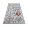 Oushak And Peshawar Wool Hand Knotted Rug Pink 3.11x6.2 -O020534