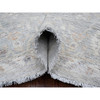 Oushak And Peshawar Wool Hand Knotted Rug Grey 7.8x7.10 -O020731