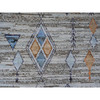 Tribal & Geometric Wool Hand Knotted Rug Grey 8.2x10.4 -O020835