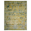 Oushak And Peshawar Wool Hand Knotted Rug Grey 9.1x12.1 -O076687