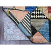 Tribal & Geometric Wool Hand Knotted Rug Multicolored 8.10x11.9 -O089771
