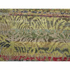 Modern and Contemporary Wool & Silk Hand Knotted Rug Green 6.1x9.1 -O075644