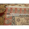 Fine Oriental Silk Hand Knotted Rug Red 4.0x6.0 -O075647