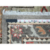 Oushak And Peshawar Wool Hand Knotted Rug Grey 2.7x11.6 -O020967