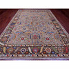 Oushak And Peshawar Wool Hand Knotted Rug Grey 10.0x13.4 -O089798