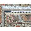 Oushak And Peshawar Wool Hand Knotted Rug Grey 2.6x11.5 -O089836