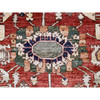 Oushak And Peshawar Wool Hand Knotted Rug Red 8.0x9.10 -O089751