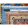 Oushak And Peshawar Wool Hand Knotted Rug Blue 5.11x9.0 -O089844