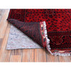Tribal & Geometric Wool Hand Knotted Rug Red 3.5x5.2 -O0675
