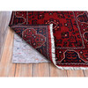 Tribal & Geometric Wool Hand Knotted Rug Red 2.2x5.4 -O0677