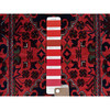 Tribal & Geometric Wool Hand Knotted Rug Red 2.3x6.11 -O0700