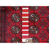 Tribal & Geometric Wool Hand Knotted Rug Red 2.8x3.9 -O0723