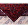 Tribal & Geometric Wool Hand Knotted Rug Red 10.0x12.6 -O0760
