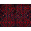 Tribal & Geometric Wool Hand Knotted Rug Red 9.10x12.10 -O0767