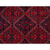 Tribal & Geometric Wool Hand Knotted Rug Red 9.9x13.1 -O0775