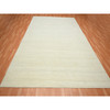 Modern and Contemporary Wool Hand Knotted Rug Ivory 9.0x11.10 -O075570