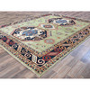 Kazak Wool Hand Knotted Rug Green 8.0x10.4 -O0301