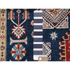 Kazak Wool Hand Knotted Rug Blue 8.0x9.10 -O0303