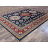 Kazak Wool Hand Knotted Rug Blue 8.0x9.10 -O0303