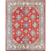 Kazak Wool Hand Knotted Rug Red 7.11x9.11 -O0311