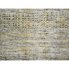 Modern and Contemporary Wool Hand Knotted Rug Yellow 6.1x9.1 -O076244