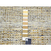 Modern and Contemporary Wool Hand Knotted Rug Yellow 2.7x8.2 -O076249