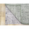 Modern and Contemporary Wool Hand Knotted Rug Green 2.3x7.11 -O076253